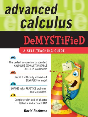 cover image of Advanced Calculus Demystified